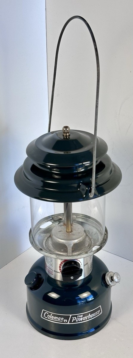 Coleman The Powerhouse Lantern With Storage Case 290a 1991 for