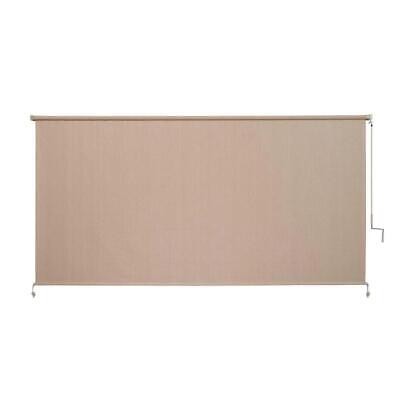Coolaroo Exterior Roller Shade UV Blocking Fade Resistant 120 in. W x 72 in. L