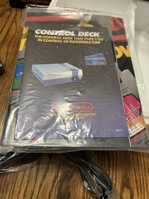Nintendo NES Control Deck Console Complete In Box CIB Controllers Power READ