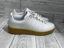 K-Swiss Classic VN 07321-137-M Sneakers Men's White Leather Casual Shoes Size 7