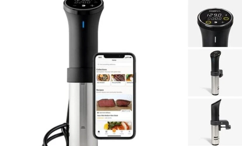 Sous Vide Precision Cooker 3.0 (WiFi), 1100 Watts, Stainless Silver 1100 watts
Opens in a new window