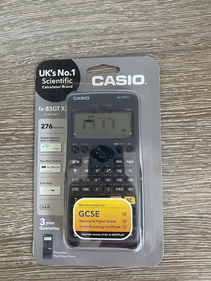Casio FX-83GTX wissenschaftlicher Taschenrechner *NEU* *UNGEÖFFNET* *VOLL VERSIEGELT*