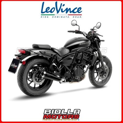 15010BU AUSPUFF LEOVINCE KAWASAKI ELIMINATOR 500 / SE 500 2026 - CLASSIC RACER BLA
