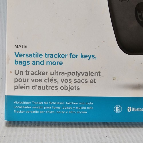 Tile Mate Universal Bluetooth Tracker Black Key Ring Keychain Bags RE-44001 - Zdjęcie 2 z 5