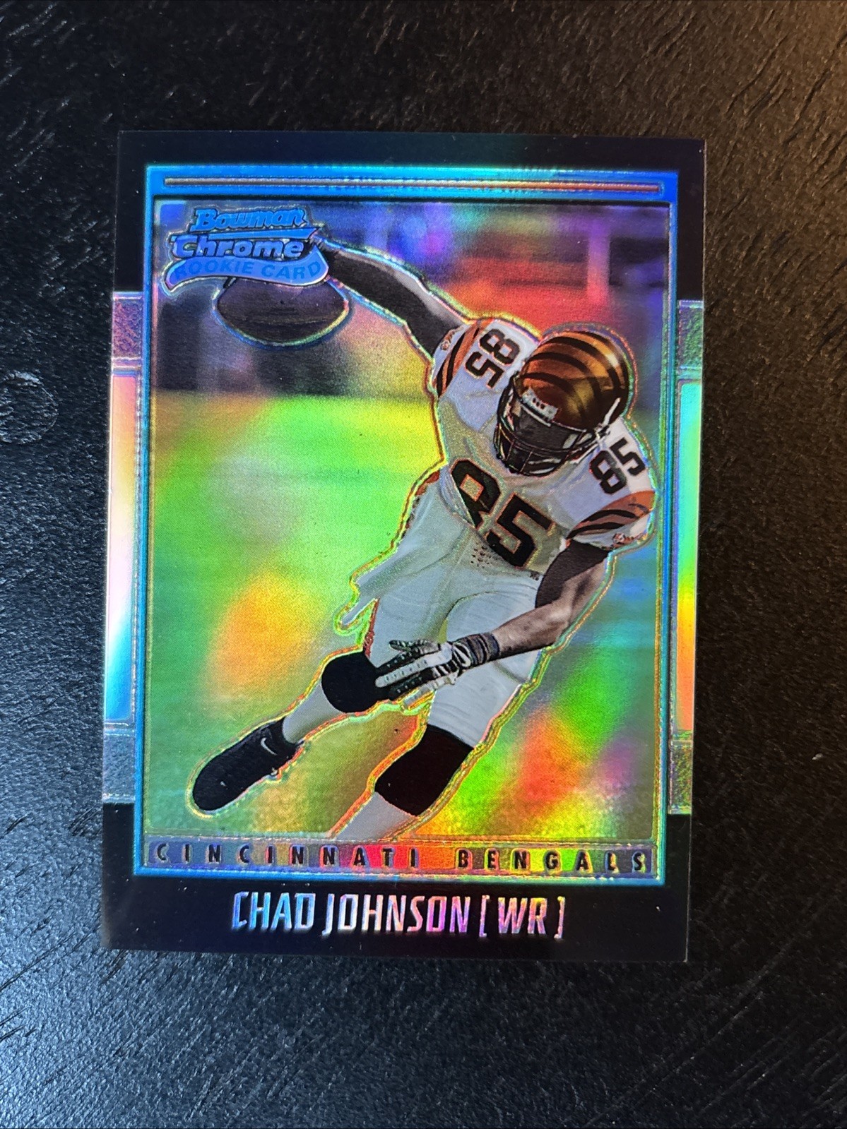 2001 CHAD JOHNSON BOWMAN CHROME #187 REFRACTOR ROOKIE RC /1999