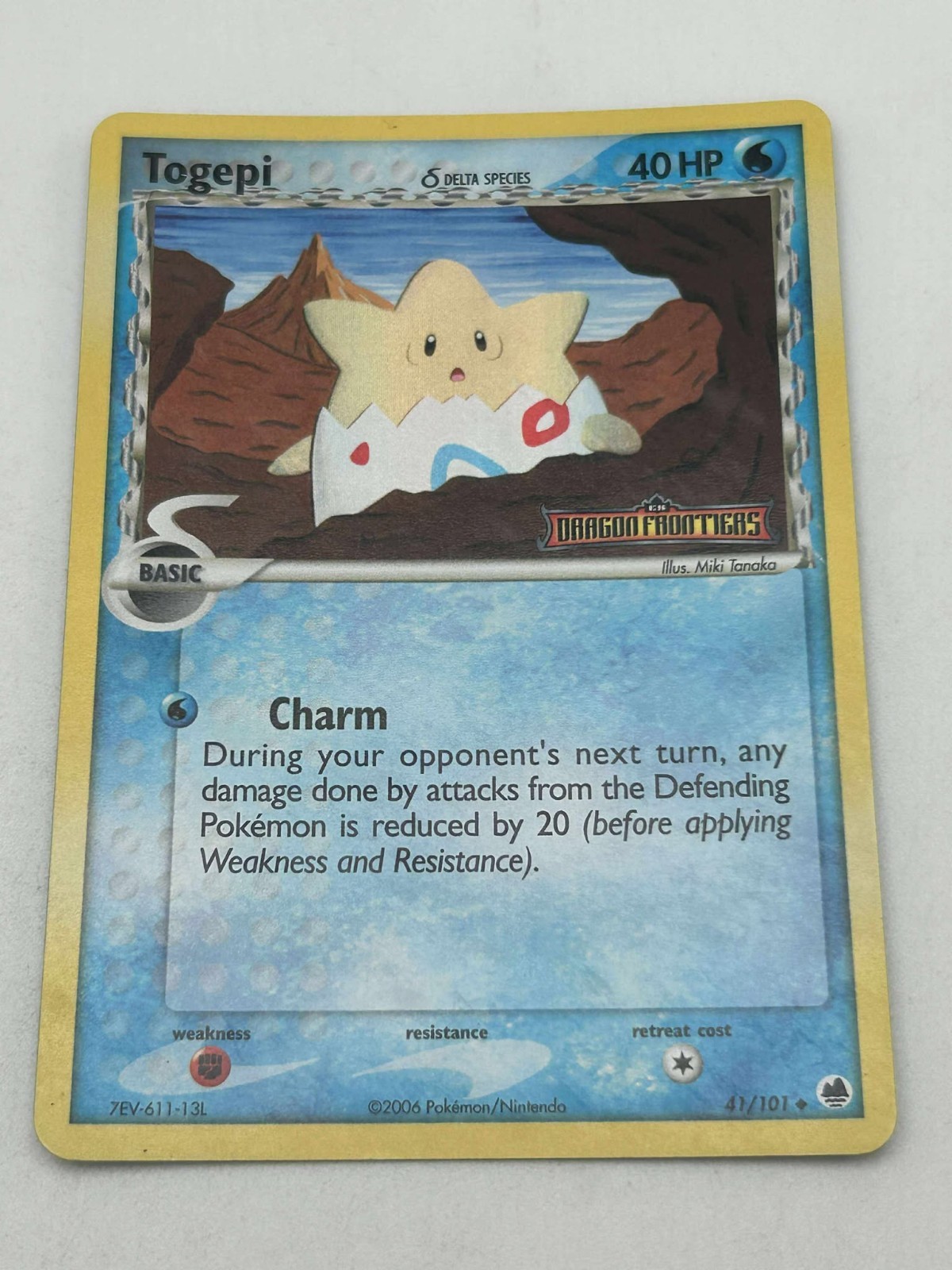 Dragon Frontiers #41/101 Togepi (Delta Species) NM