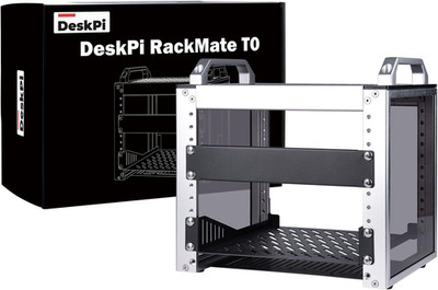 4U Server Cabinet, 10 Inch Mini Server Rack for Network, Servers, Audio, and Vid