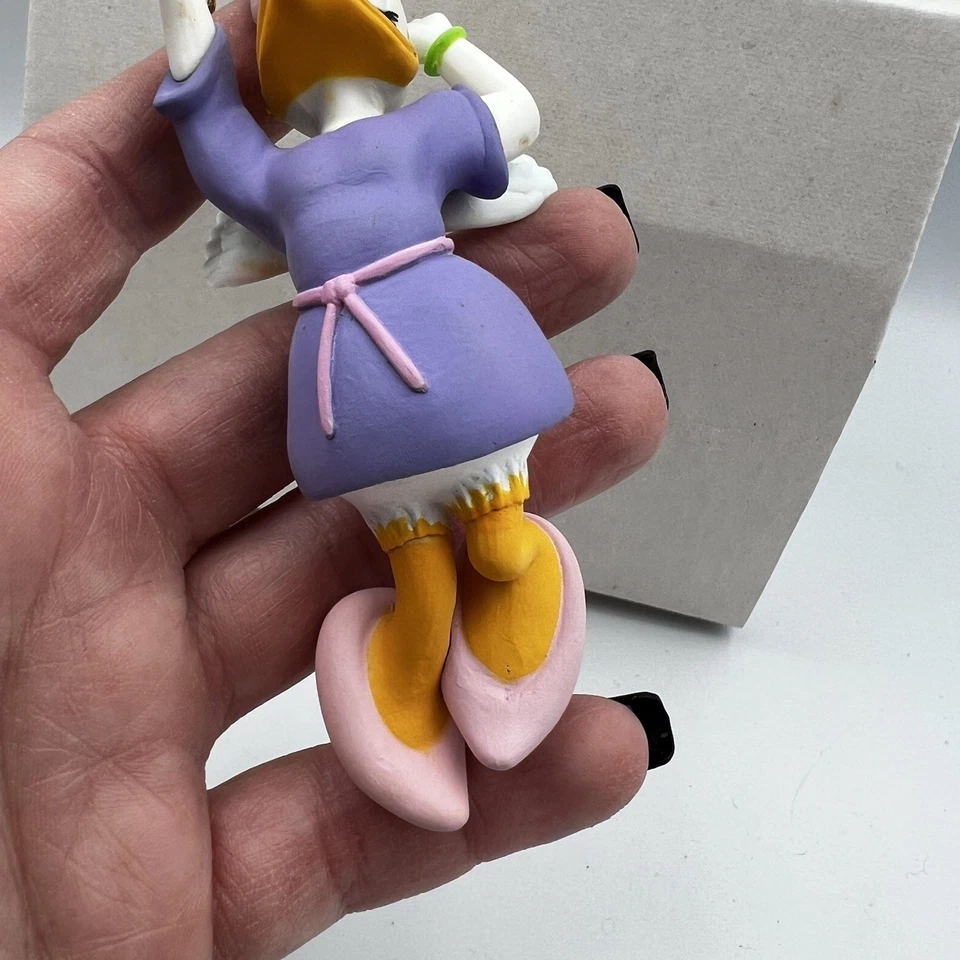 Vintage Disney Grolier Angel Daisy Duck Christmas Ornament  007907 - Image 3 of 4