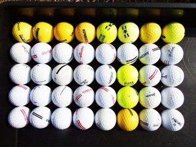 40 x Golfbälle verschiedener Marken und Farben Box Set 3
