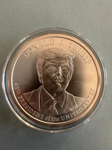 Donald Trump 2020 1 oz .999 Silver BU Coin 45th President Commemorative New MAGA