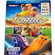 Turbo Blu-ray/DVD, 2013 2-Disc Set Animation Family Comedy PG
