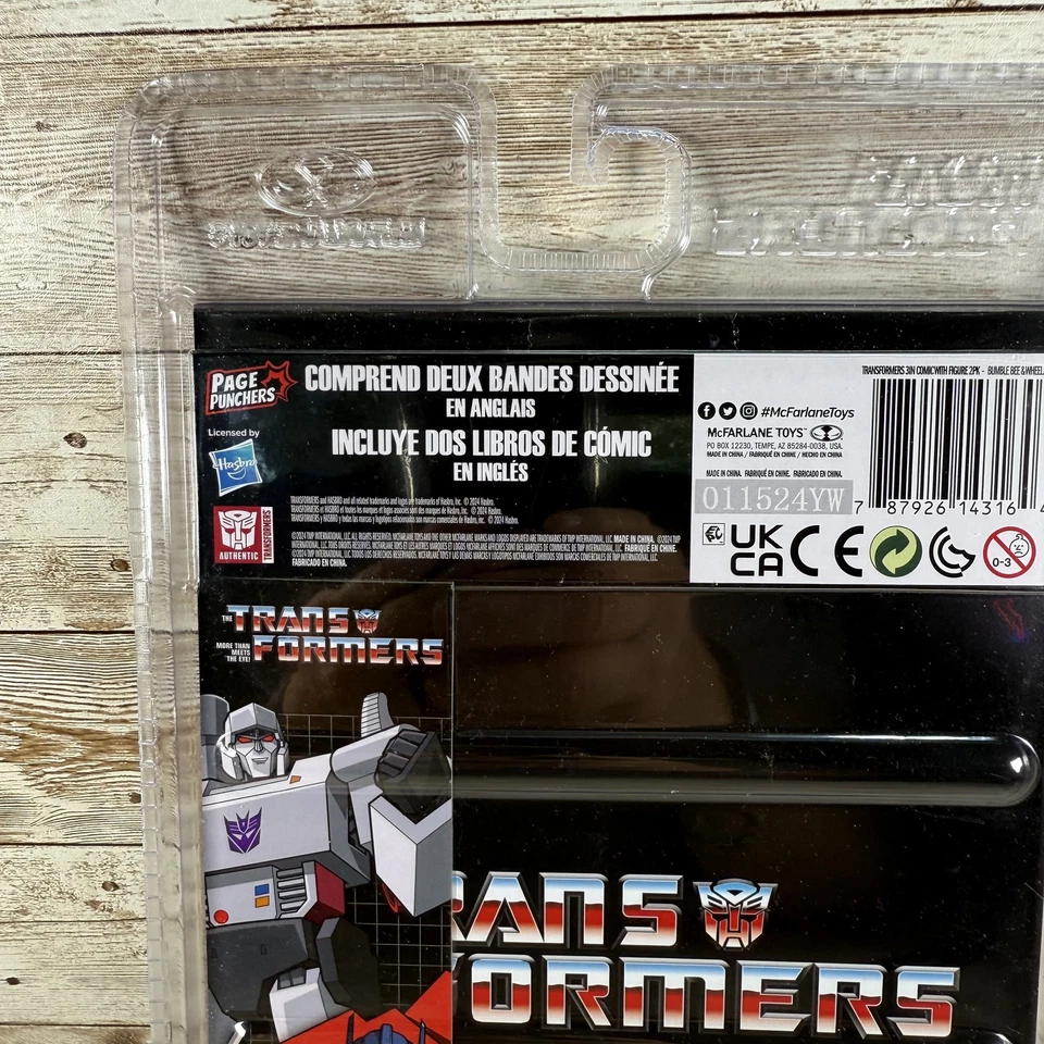 Juego de figuras de acción Transformers Bumblebee Wheeljack cómics McFarlane Toys N Foto 3 de 4