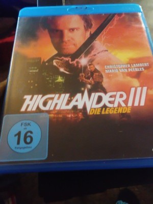 Highlander III The Sorcerer (1994) Blu-Ray NEW (German Package/English Audio)
