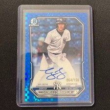 🔌IU 2026 BOWMAN CHROME PROSPECT AUTO BLUE X-FRACTOR /150 GEORGE LOMBARD JR.