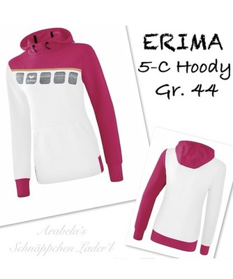 ERIMA Sweatshirt Gr. 44 weiß/pink Damen