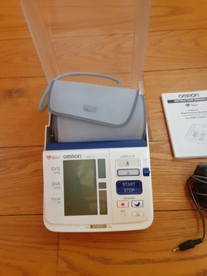 OMRON HEM-775 Digital Blood Pressure Monitor 2-User Memory Tested & Accurate
