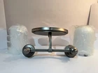Vintage Bathroom Vanity Light Fixture 2-Light Milk Glass NOS 1990s