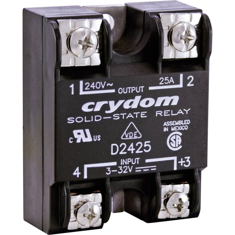 Relais semi-conducteur 25 A Crydom D2425-10 tension 280V pour armoire électrique