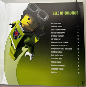 Lego Master Builder Academy Designer Handbook Kit 1 Space Designer BOOK ONLY