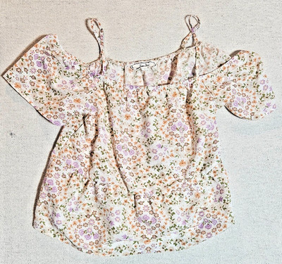 Shirt Multi Color Floral Women's S By Hippie Rose