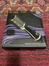 Hot Tools One-Step Pro Blowout Styler Hot Air Brush 24K Gold Ionic Technology