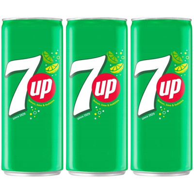  7UP Napój gazowany 330 ml x 3 sztuk ZESTAWY