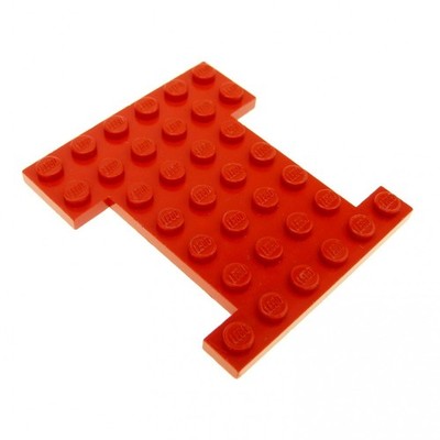 1x Lego Bau Platte 6x7 rot Fahrgestell Chassis Auto Bus 384 760 780