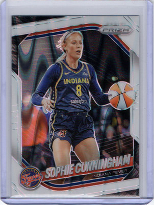 Sophie Cunningham WHITE SEISMIC #63 2025 Panini Prizm Fever