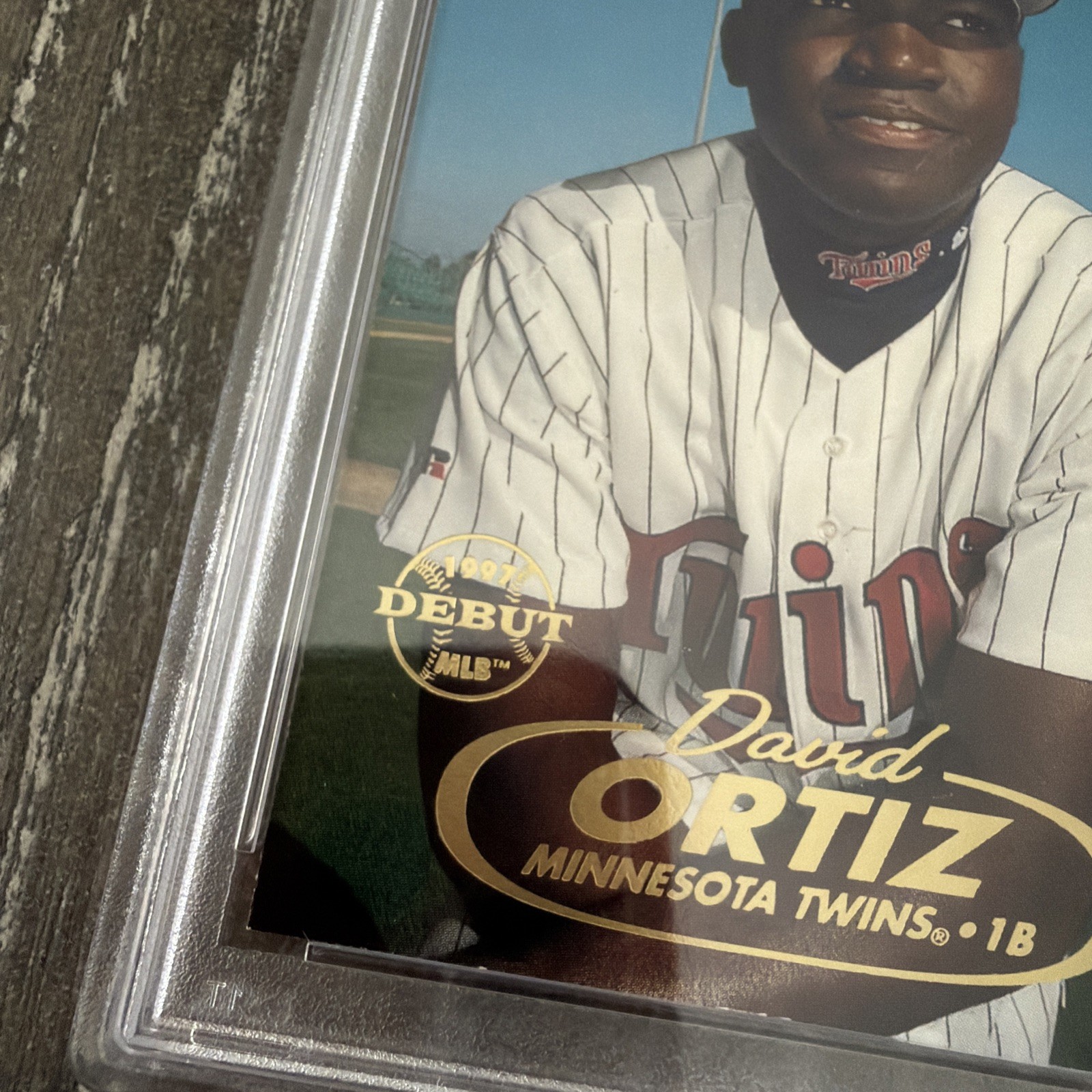 1998 Fleer Tradition David Ortiz Card #285 PSA 9 view 4
