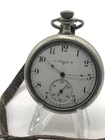 Antique 1925 ELGIN 12s 7j Model 3 Grade 303 Silveroid Pocket Watch