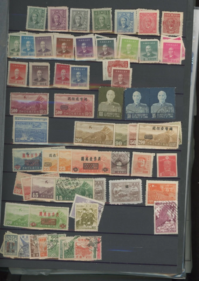 中国亚洲欧洲邮票收藏经销商股票 1600 张邮票。 复制品 (bb10 — 第 4/4 张图片