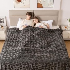 Heated Blanket King Size 100"x90" Dual Control Electric Blanket W/ 10 Heat
