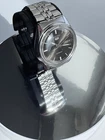 Vintage Seiko 5 Automatic 7009-8210 Day Date Textured Chequered Dial Mens Watch