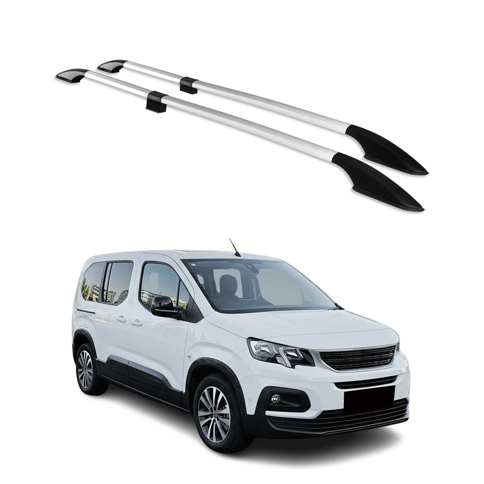 Barres longitudinales de toit Rifter L2 2019-2026 alu gris finition premium