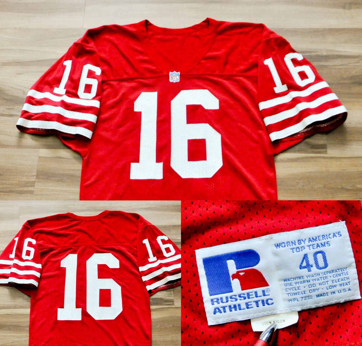 サンフランシスコ49ers モンタナ ジャージ 16 サンフランシスコ49ers モンタナ ジャージ 16 16