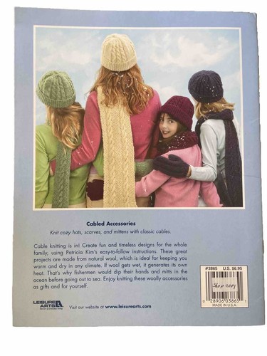 Leisure Arts Quick & Easy Knitting Patterns: Cabled Accessories by Patricia Kim - Picture 7 of 7