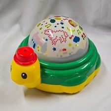 Plastic Musical Wind Up Turtle Lullaby Rotating Light Up Scene Nightlight Soothe