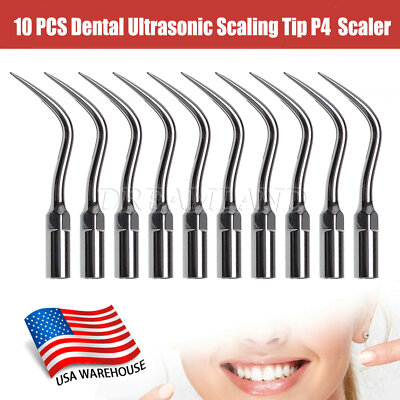 1/5/10*Dental Ultrasonic Piezo Scaler Perio Tips P4 Fit EMS/SKYSEA