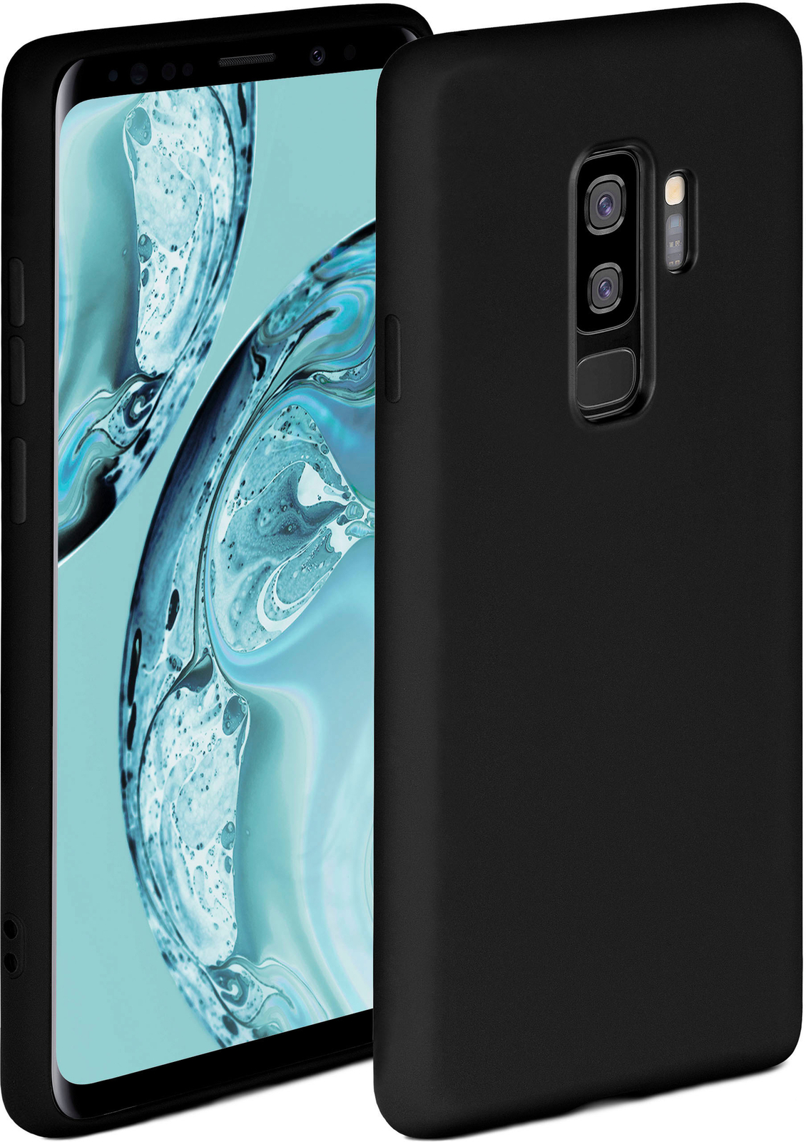 Удобный чехол Hülle для Samsung Galaxy S9 Plus Silikon Schutz Tasche Weich Cover
