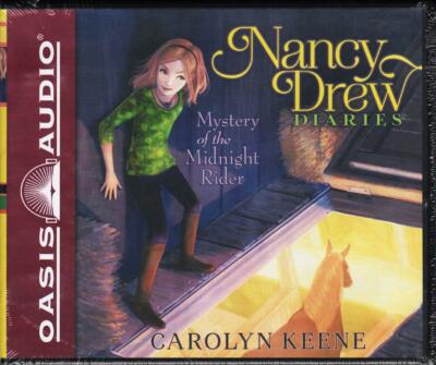 NEW Nancy Drew Diaries #3 MYSTERY OF THE MIDNIGHT RIDER Unabridged 3-CD Set