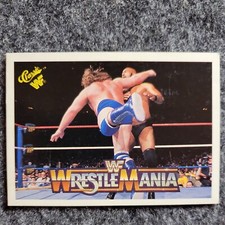 1990 Classic WWF #85 Wrestlemania V Hacksaw Jim Duggan/Bad News Brown