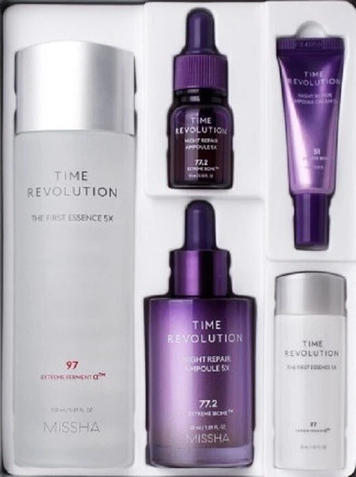 Missha Time Revolution Essence Ampoule 2pcs Special set Anti Aging