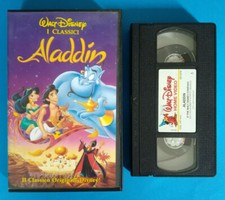 Vhs Aladdin Film Animazione Walt Disney Grandi Classici Videocassetta (V190)