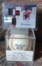 Rookie Zac Gallen MLB Debut Game Used Ball Cardinals/ Marlins & Patch Auto Card