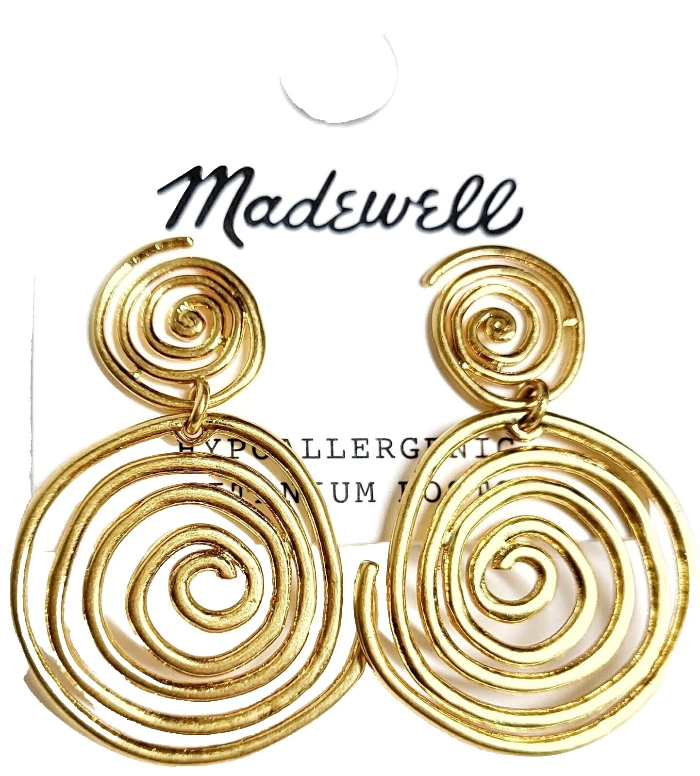 Pendientes de Moda De Latón Madewell