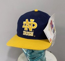 Vintage Sports Specialties Notre Dame Fighting Irish Hat w/ Tags Needs Repaired