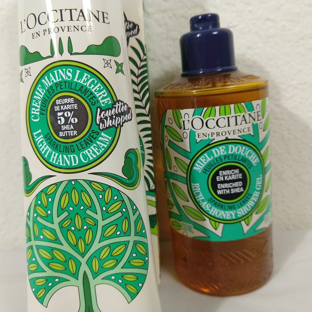 L'Occitane Limited Edition Sparkling Leaves Hand Cream & Shower