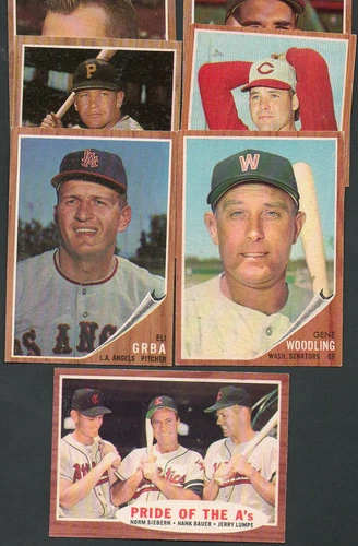 1962 Topps Baseball #11 - 127 Complete your set. Pick your card - VG to NM