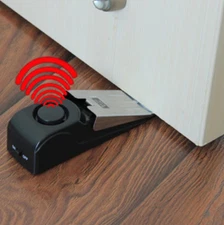 120dB Anti-theft Burglar Stop System Security Wedge Shaped Door Stop Alarm Block