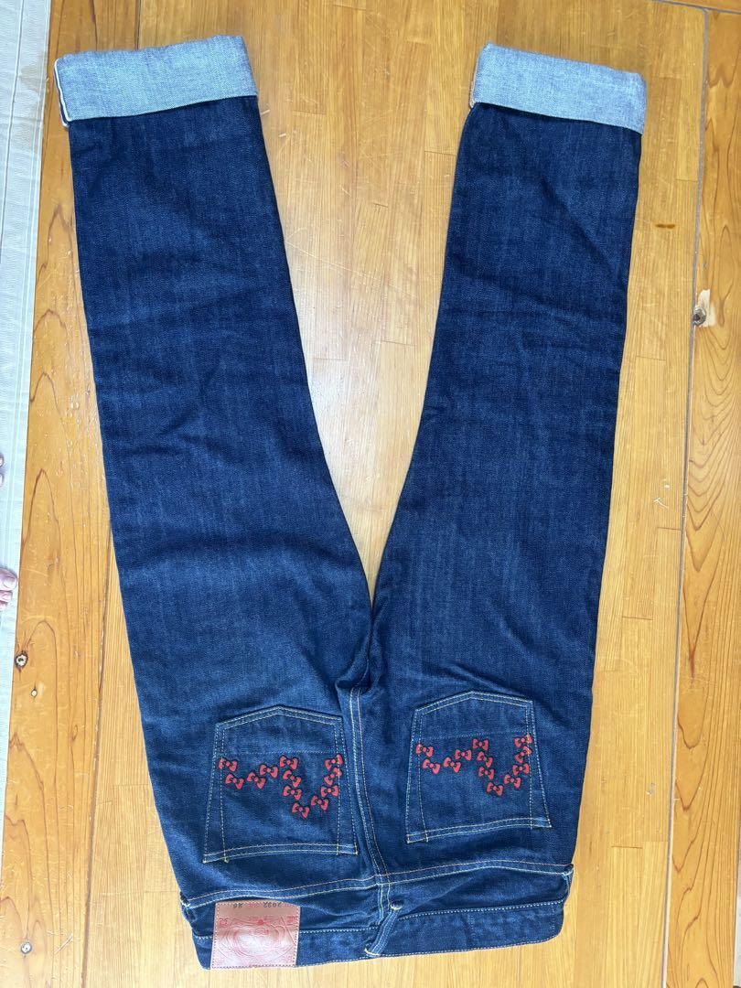 Denim Jeans EVISU JEANS × Hello Kitty Selvedge DENIM Limited